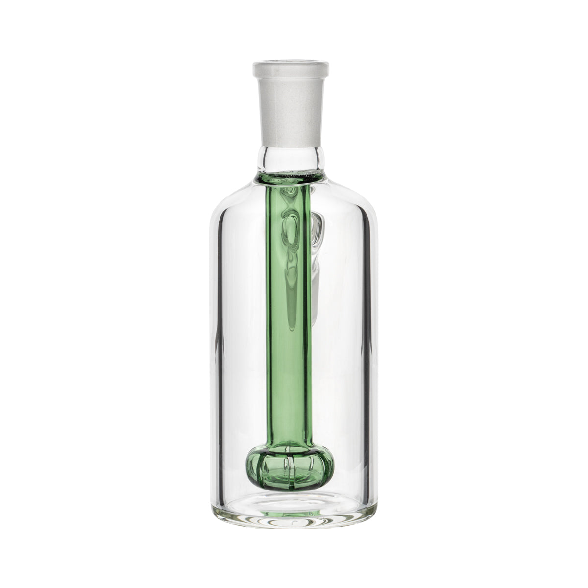 Showerhead Perc Ash Catcher with 45° Joint - 14mm/14mm - Green High Life Goods