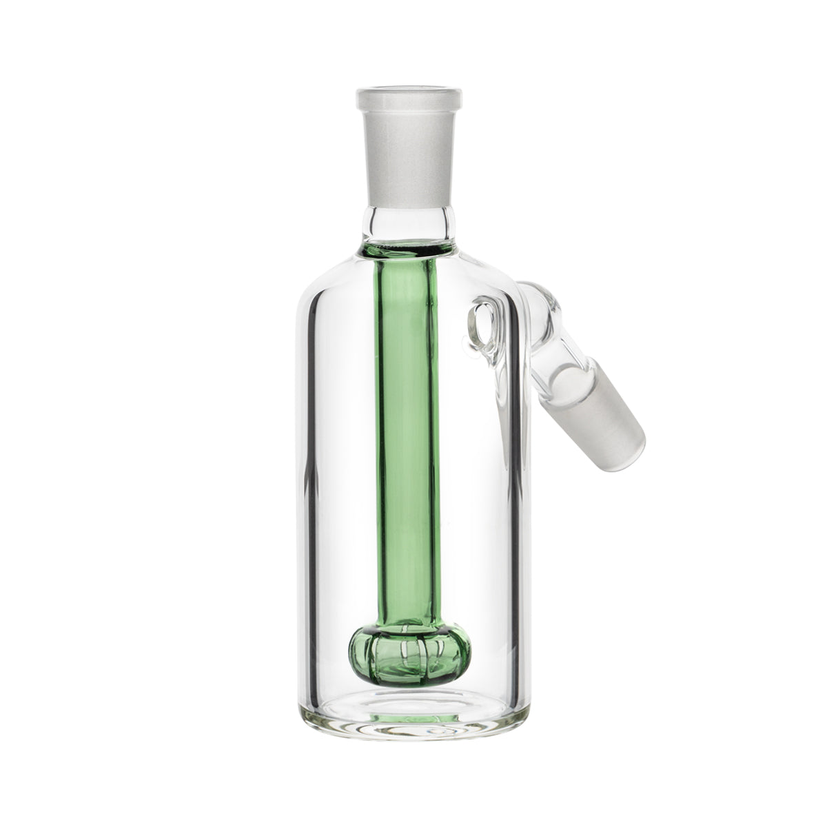 Showerhead Perc Ash Catcher with 45° Joint - 14mm/14mm - Green High Life Goods