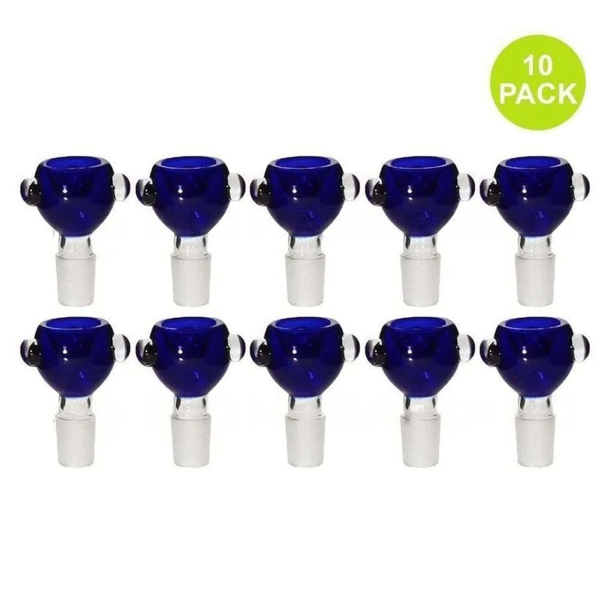 Marbled Blue Bowl - 19mm Male 10 Pack