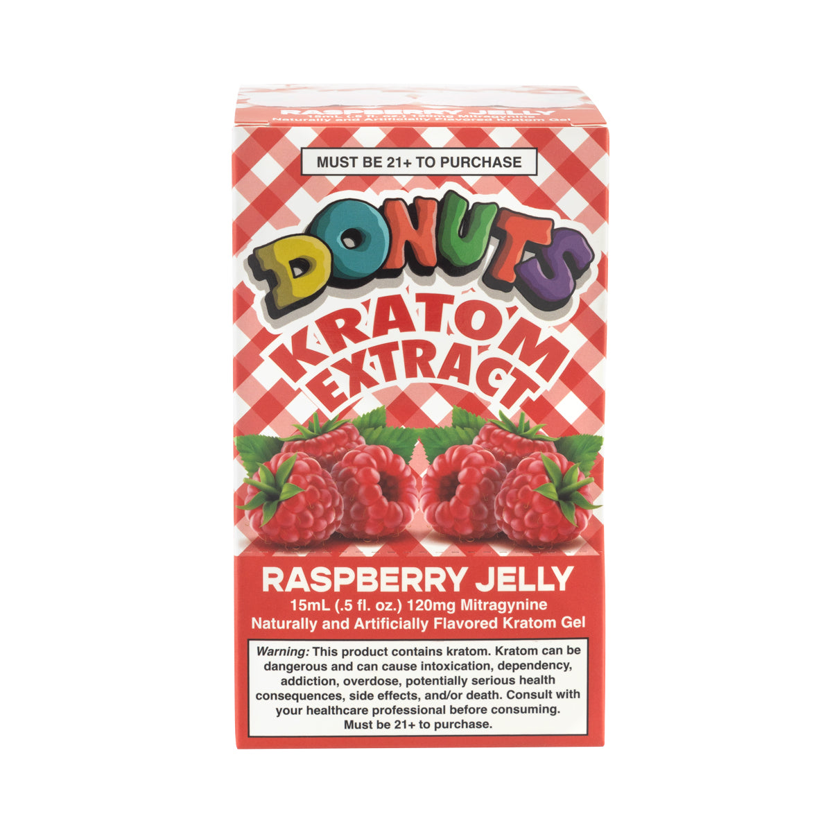 Donuts Kratom Extract - Raspberry Jelly 15mg