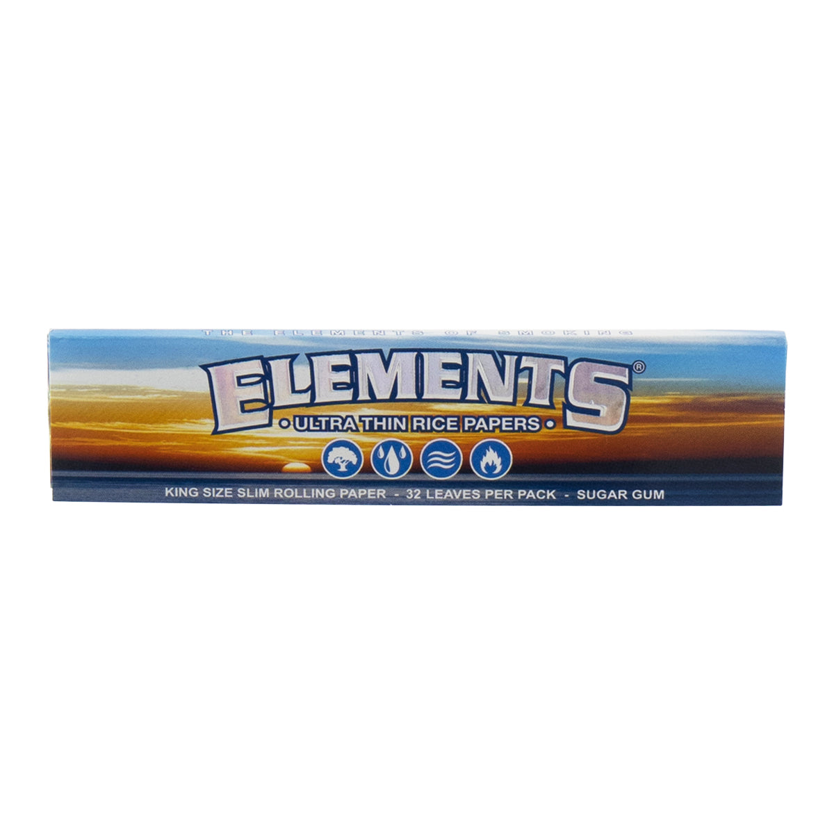 Elements King Size Ultra Thin Rice Rolling Paper - 50 Count High Life Goods