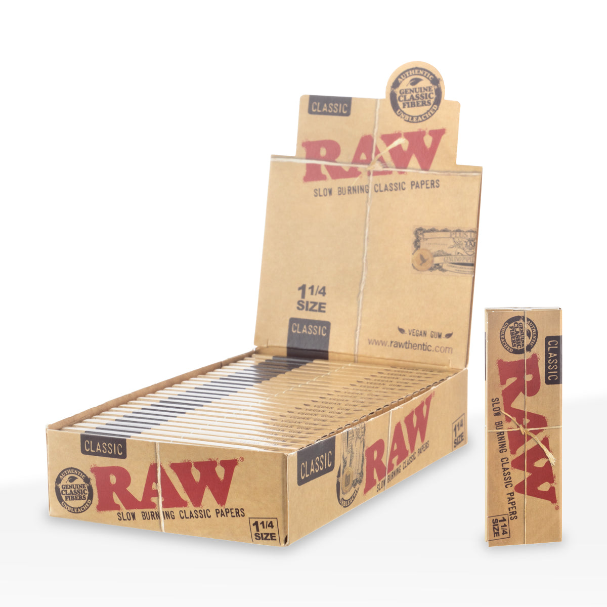 RAW® Classic 1¼ Size Rolling Paper - 24 Count