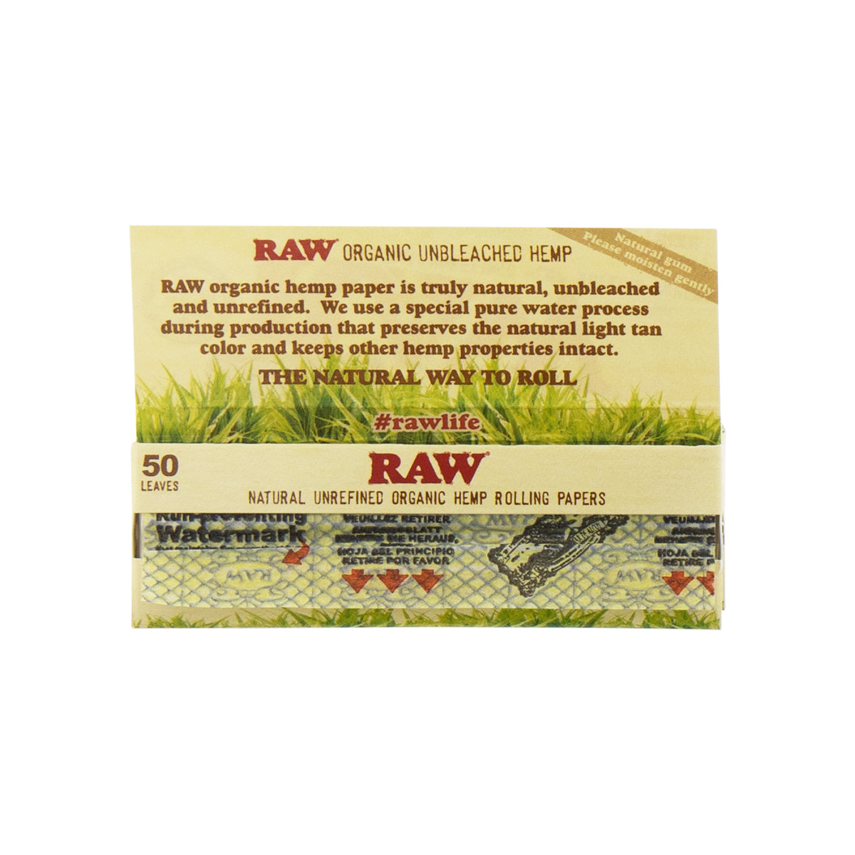 RAW® Organic Hemp Rolling Paper - Various Sizes