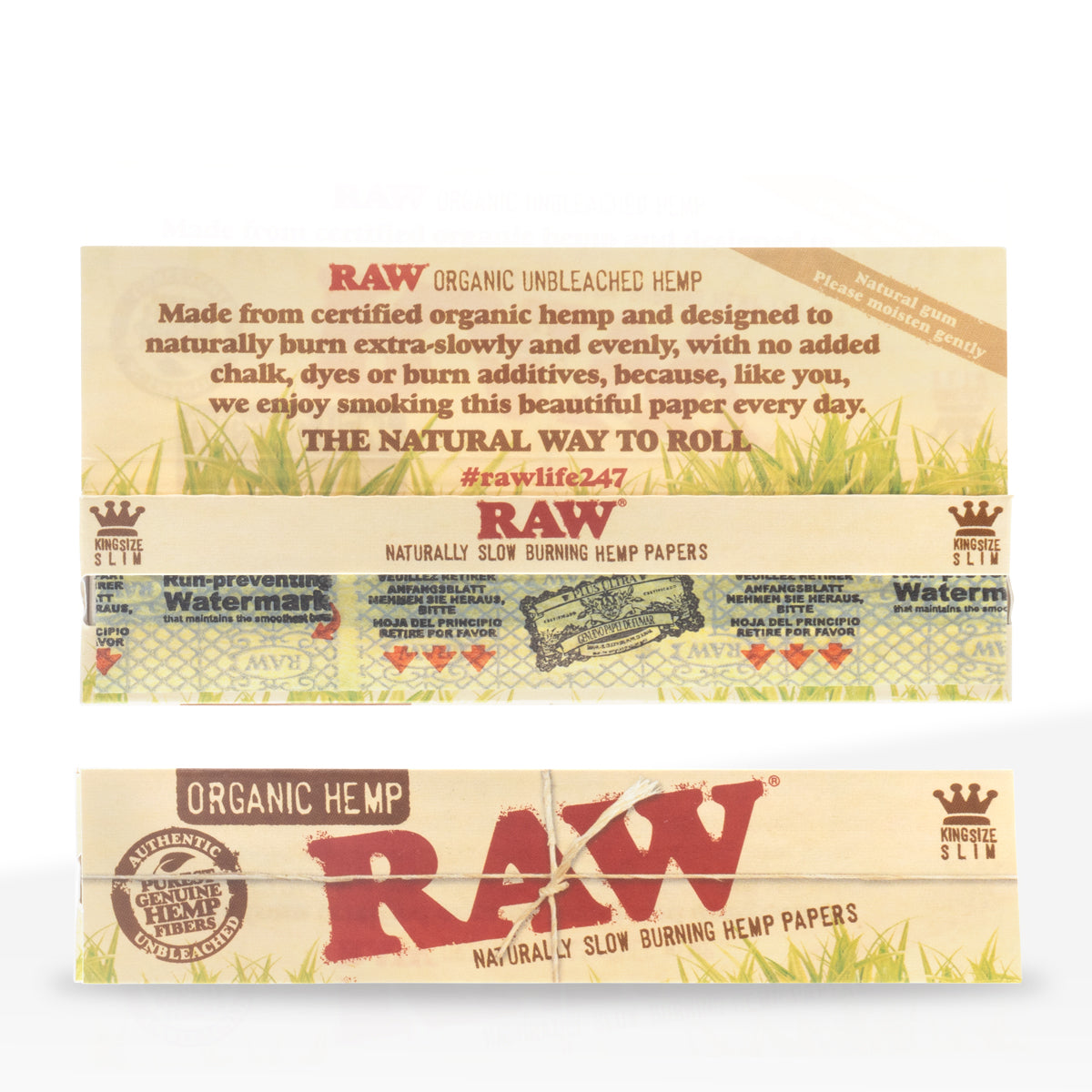 RAW® Organic Hemp Rolling Paper - Various Sizes