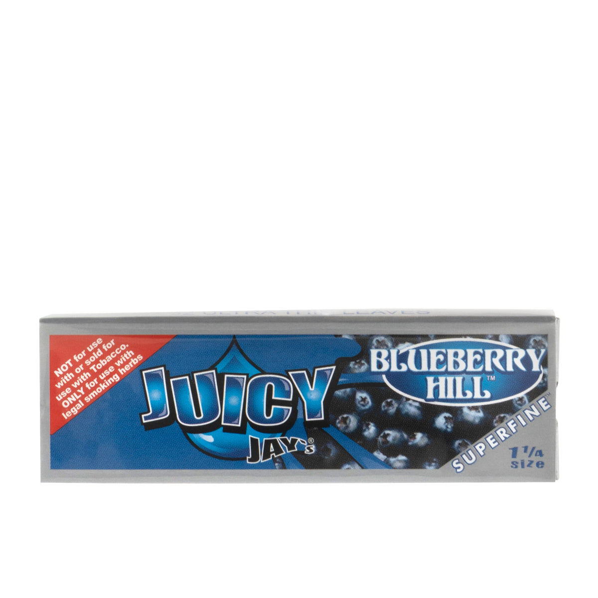 Juicy Jay's Superfine Blueberry Rolling Papers 1 1/4" - 24 Pack