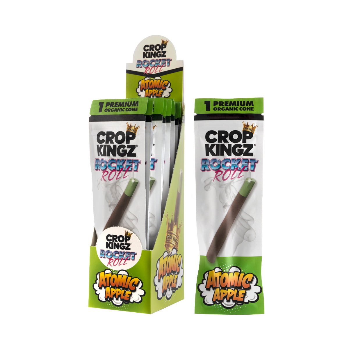 Crop Kingz Rocket Roll Organic Hemp Wrap - 15 Count Various Flavors