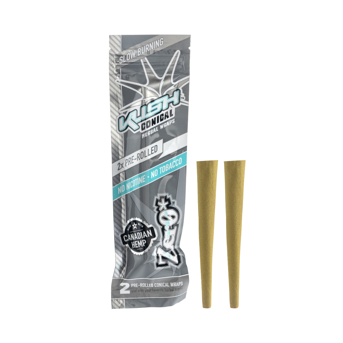 KUSH® Conical Herbal Wraps - 15 Count Various Flavors