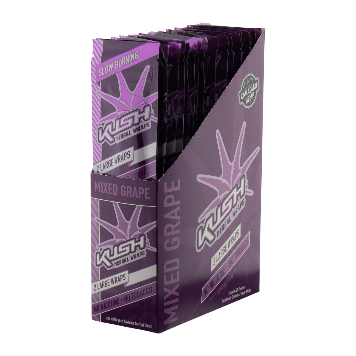 KUSH® Herbal Wraps - 25 Count Various Flavors