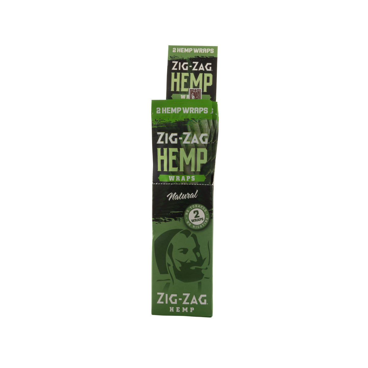 Zig Zag Hemp Wraps - Natural - 25 Pack Box