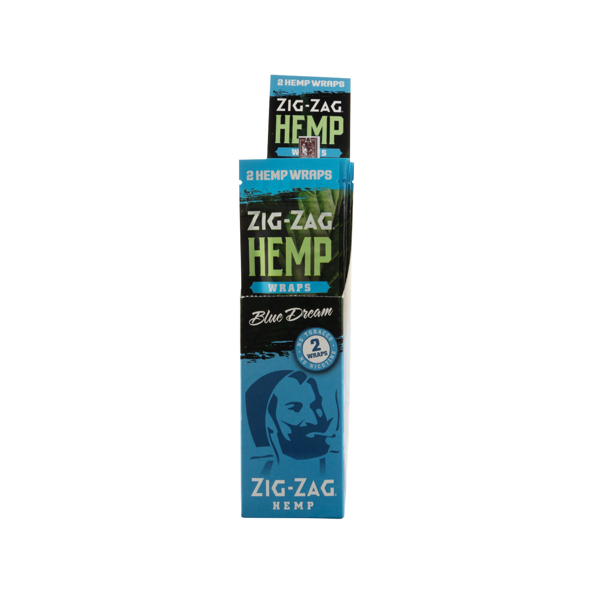 Zig Zag Hemp Wraps -  Blue Dream - 25 Pack Box