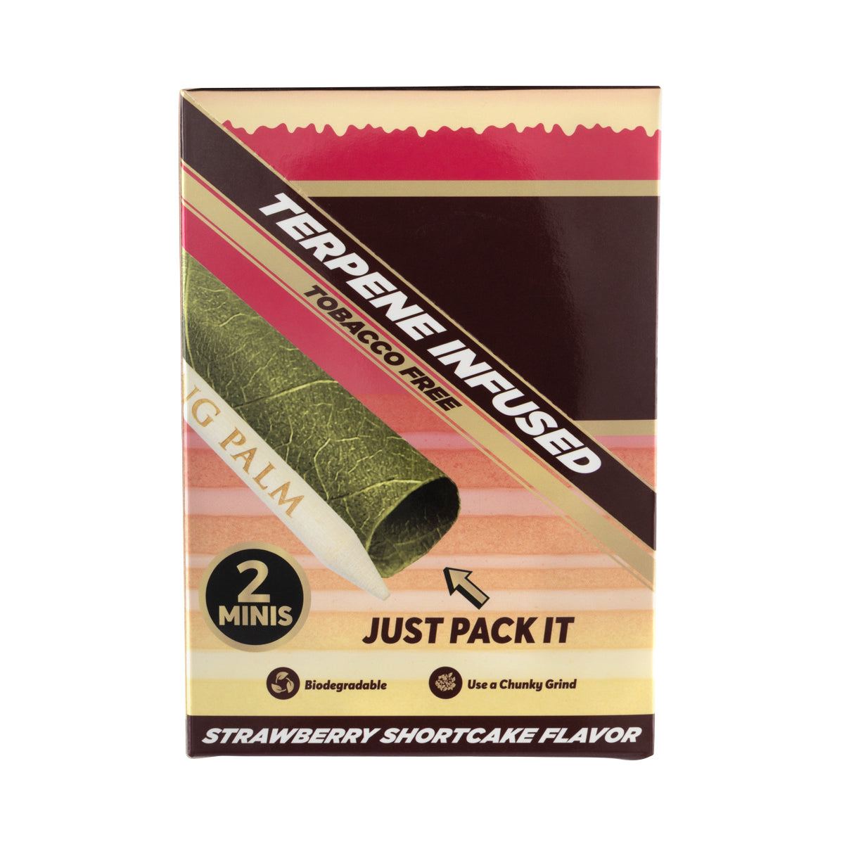 King Palm Mini Blunt Wraps - Strawberry Shortcake 20 Count