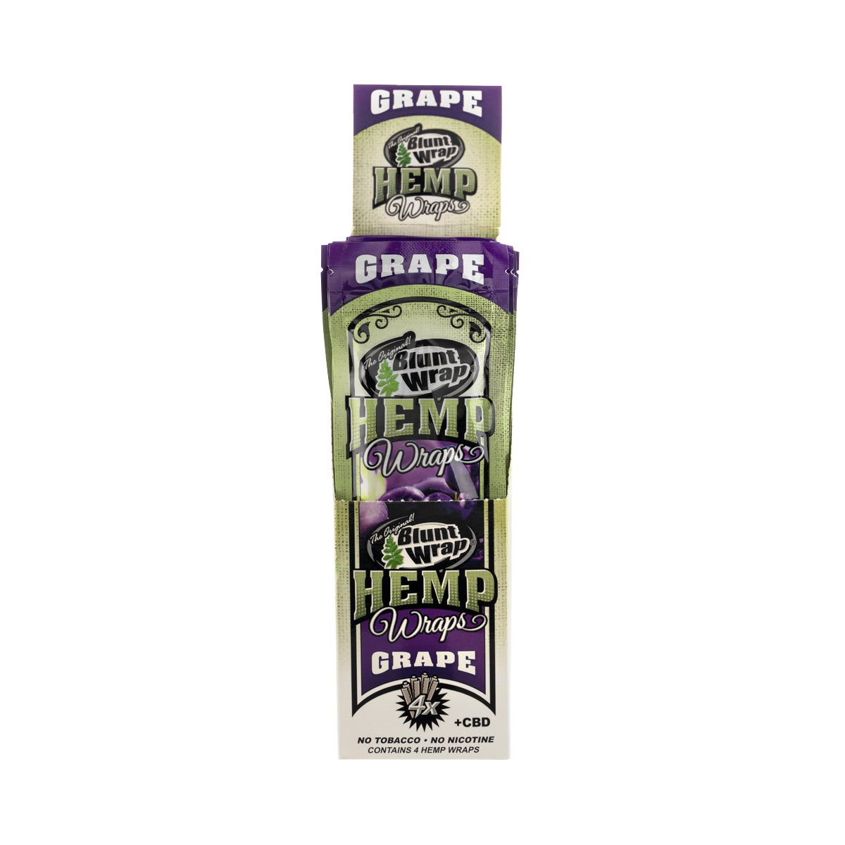 The Original Blunt Grape Hemp Wraps - 15 Count