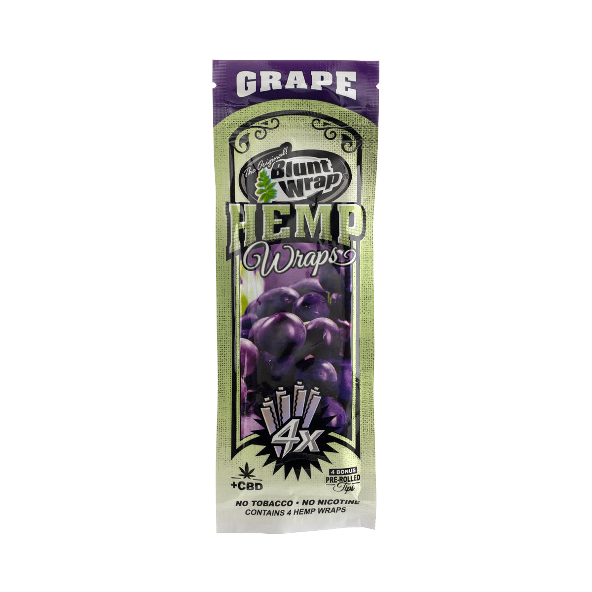 The Original Blunt Grape Hemp Wraps - 15 Count