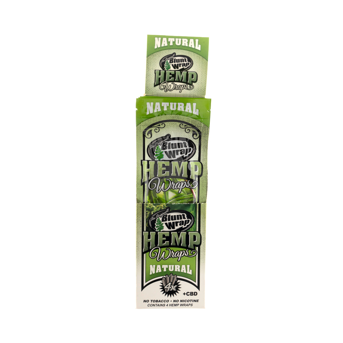 The Original Blunt Natural Hemp Wraps - 15 Count