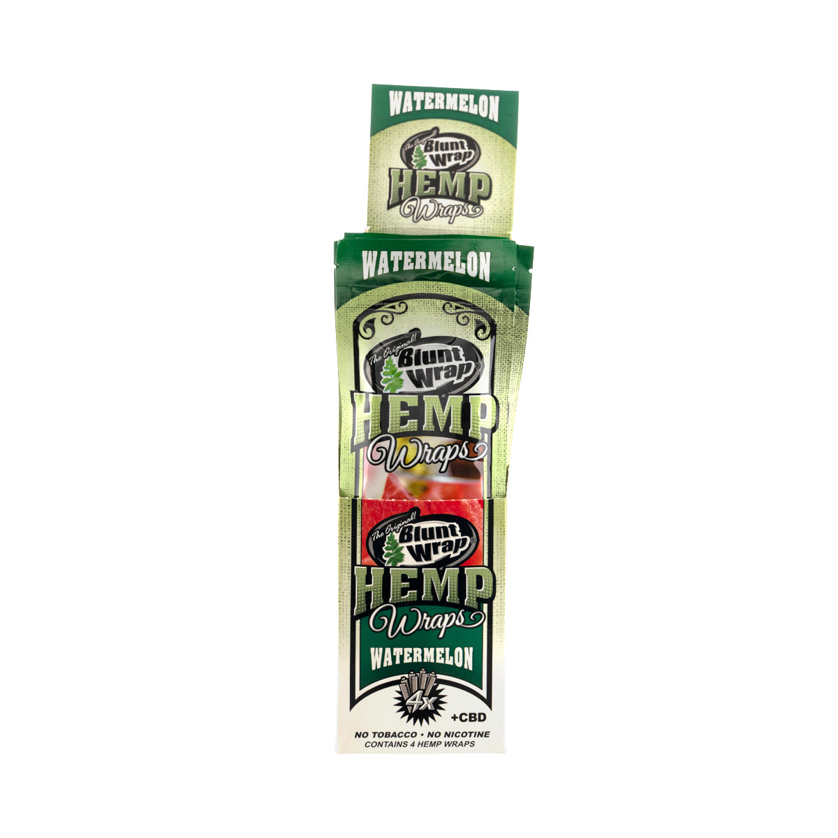 The Original Blunt Watermelon Hemp Wraps - 15 Count