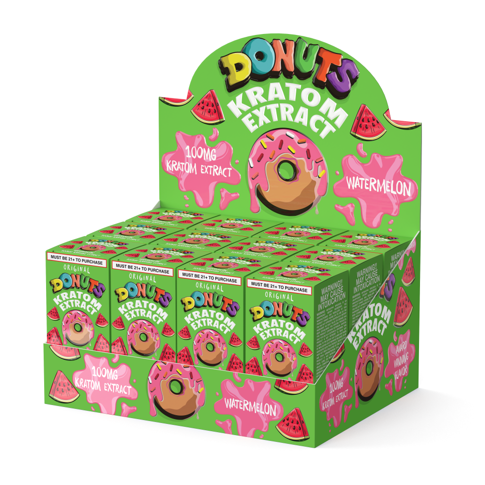 Donuts Kratom Shot - Watermelon 100mg