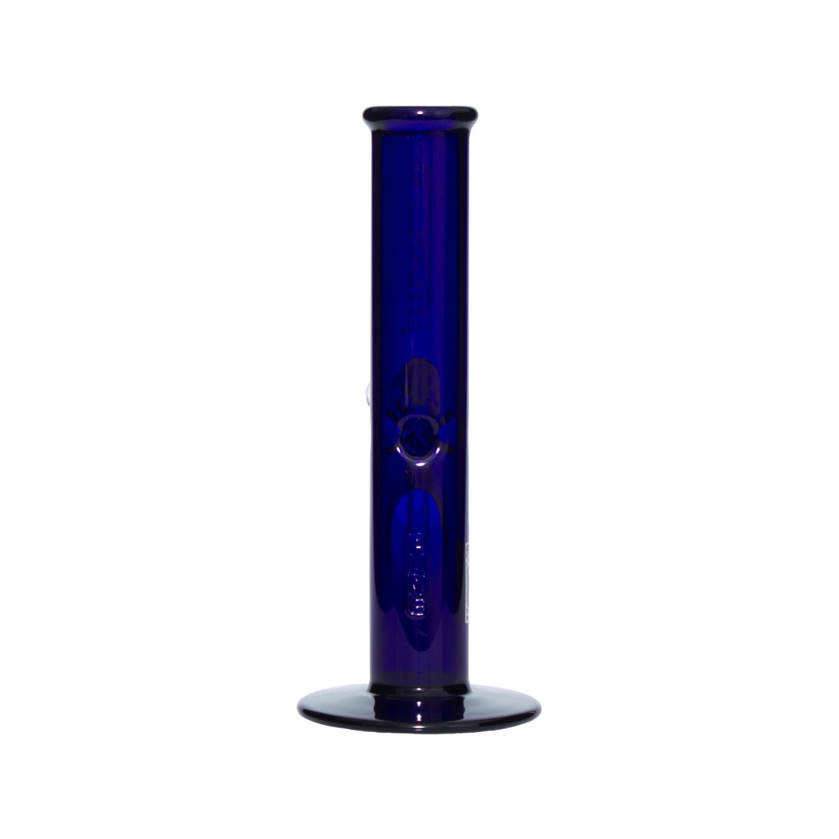 Pure Glass 12 Straight Bong - 50Mm Blue Bongs & Waterpipes