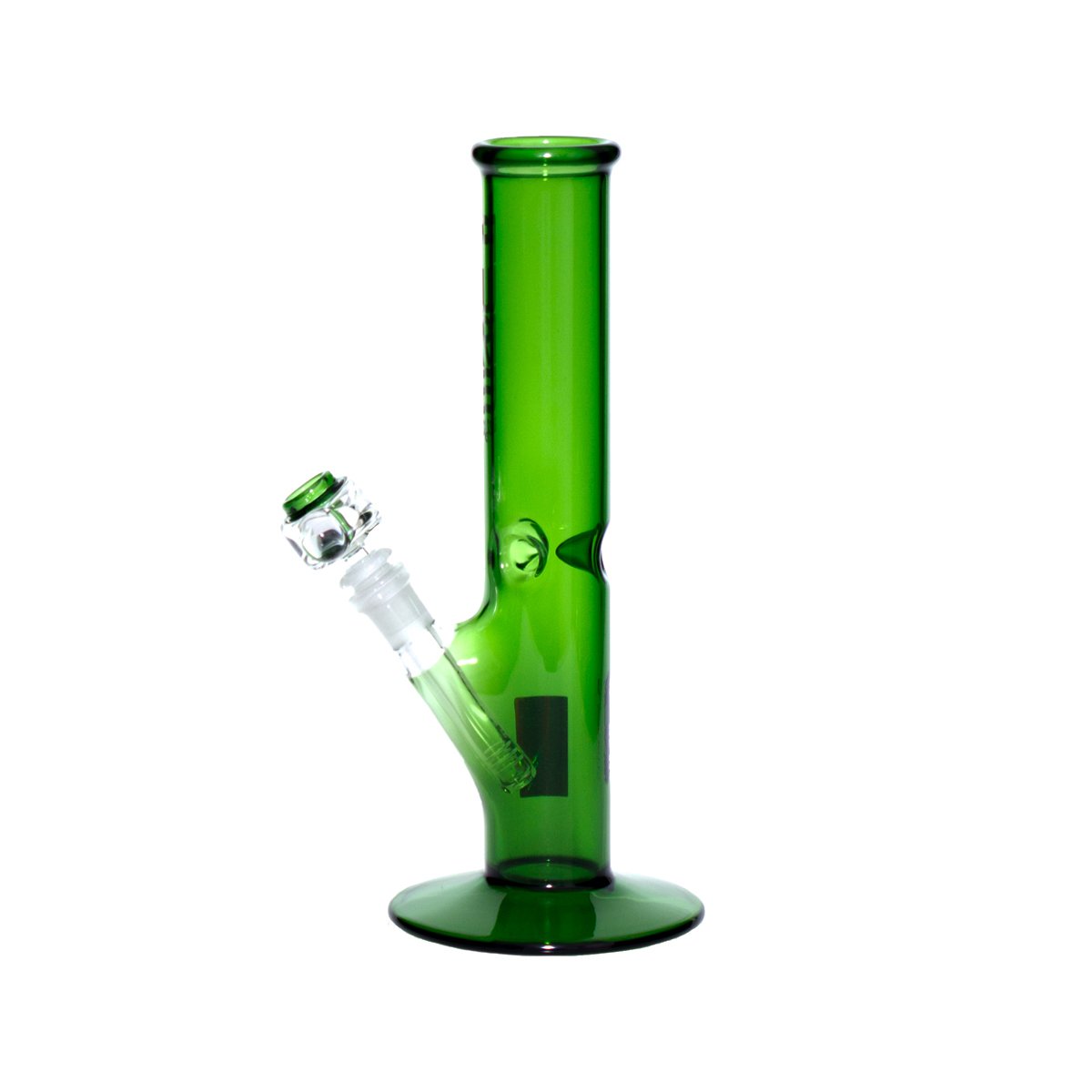 Pure Glass 12 Straight Bong - 50Mm Green Bongs & Waterpipes
