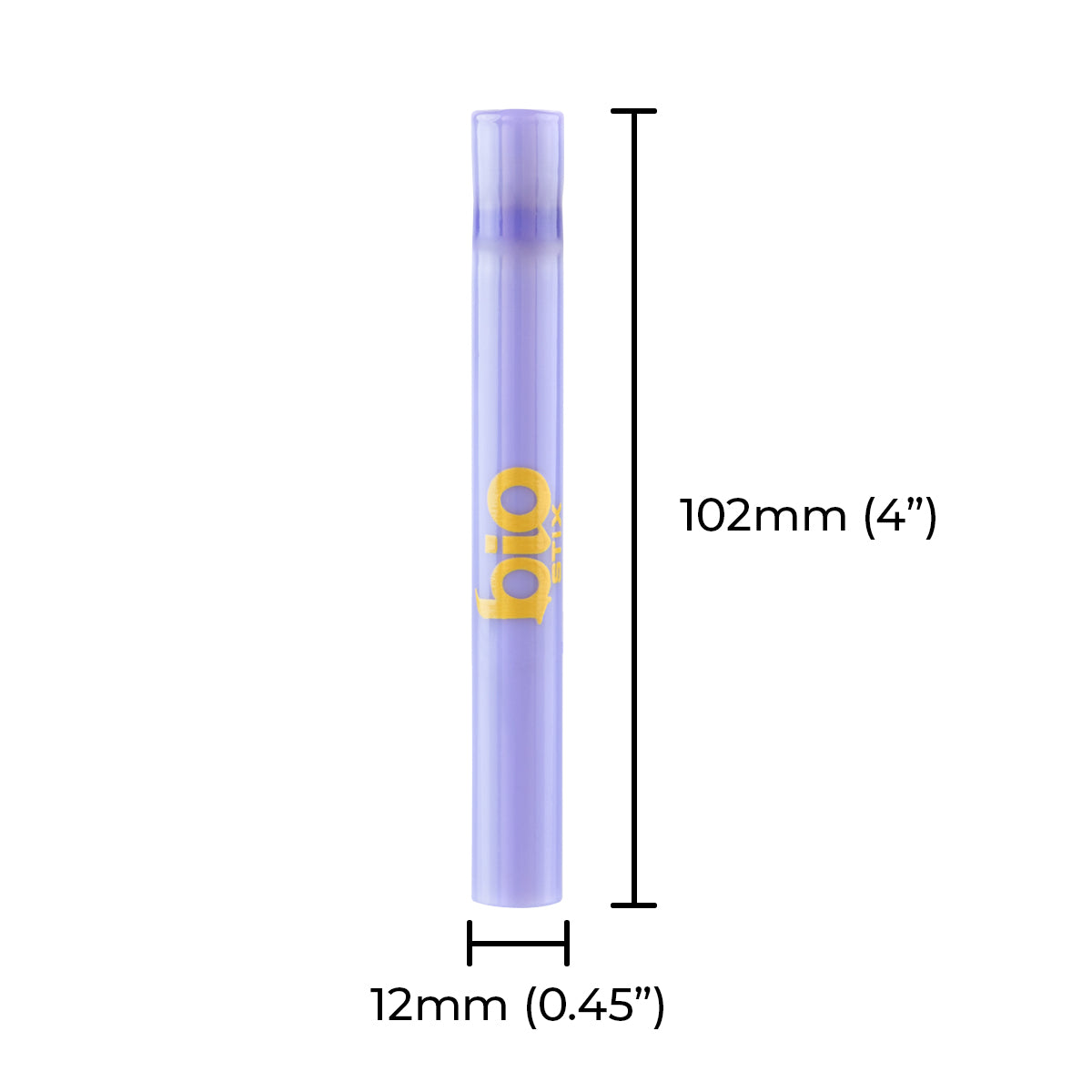 BIO Glass BIO Stix One-Hitter Kit - Various Count Purple - 50 Count - 5 Pack - High Life Goods
