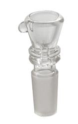 14Mm Funnel Bowl With Rings - Clear Accessories