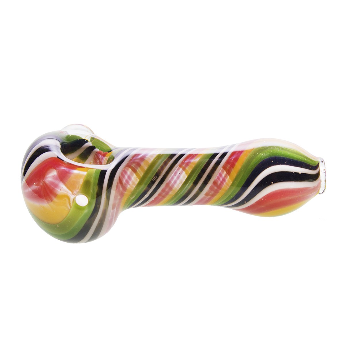 4 Thick Candy Cane Spoon Hand Pipes