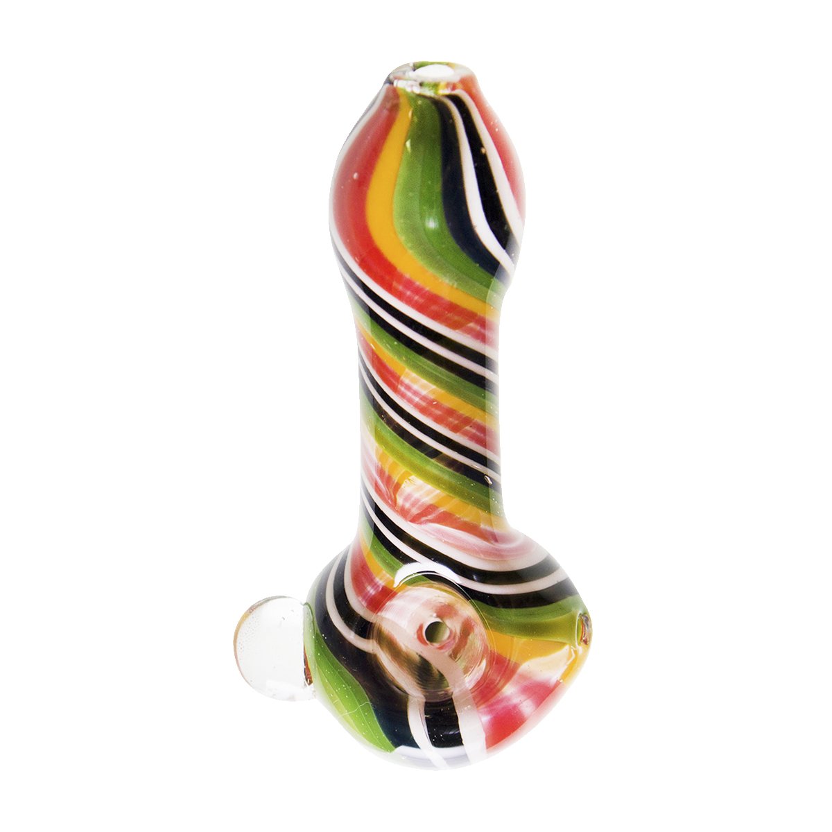 4 Thick Candy Cane Spoon Hand Pipes