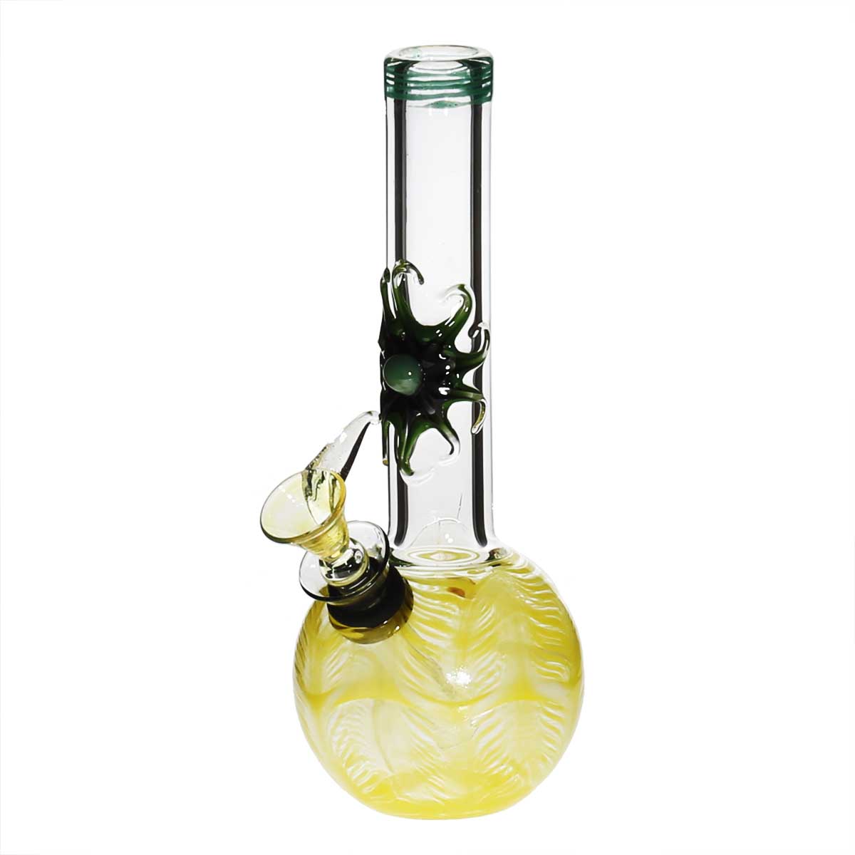 yellow glass bong