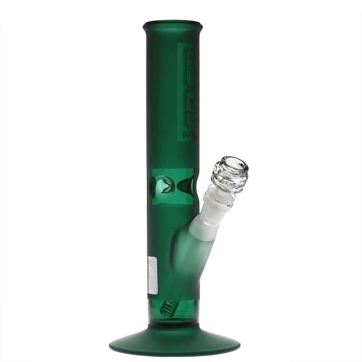 straight base glass water pipe