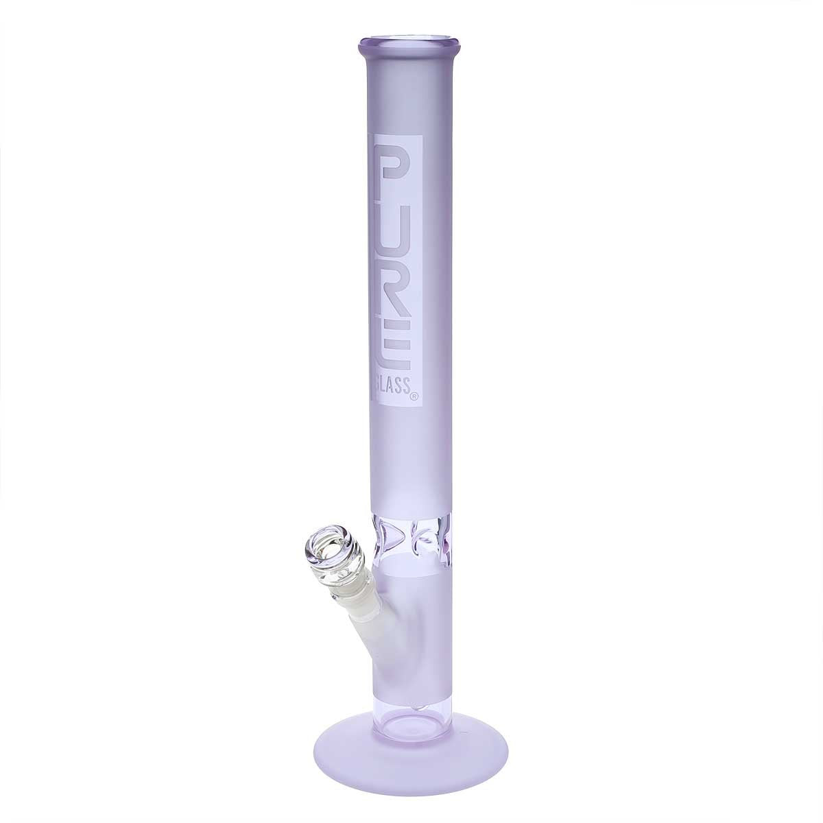 Pure Glass 18 Straight Bong - 50Mm Purple Frost Bongs & Waterpipes