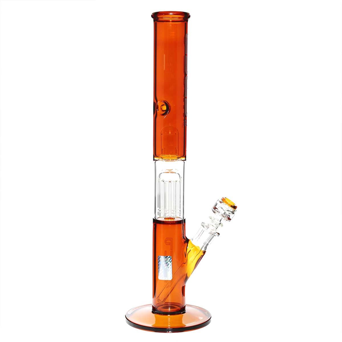 orange glass water pipe