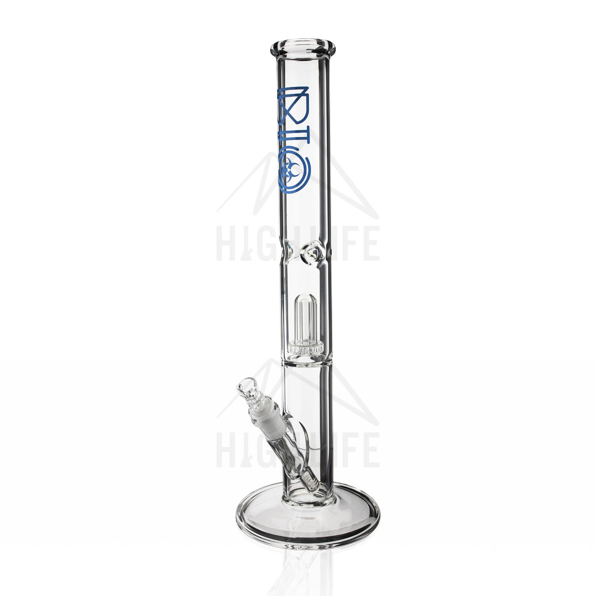 BIO Glass 18" Showerhead Perc Straight Water Pipe