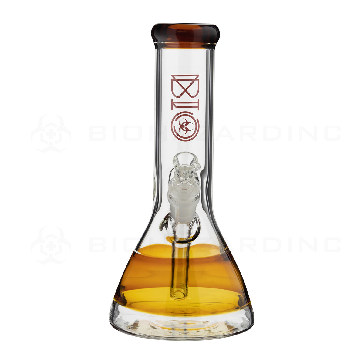 BIO Glass 10" Stripe Beaker Water Pipe