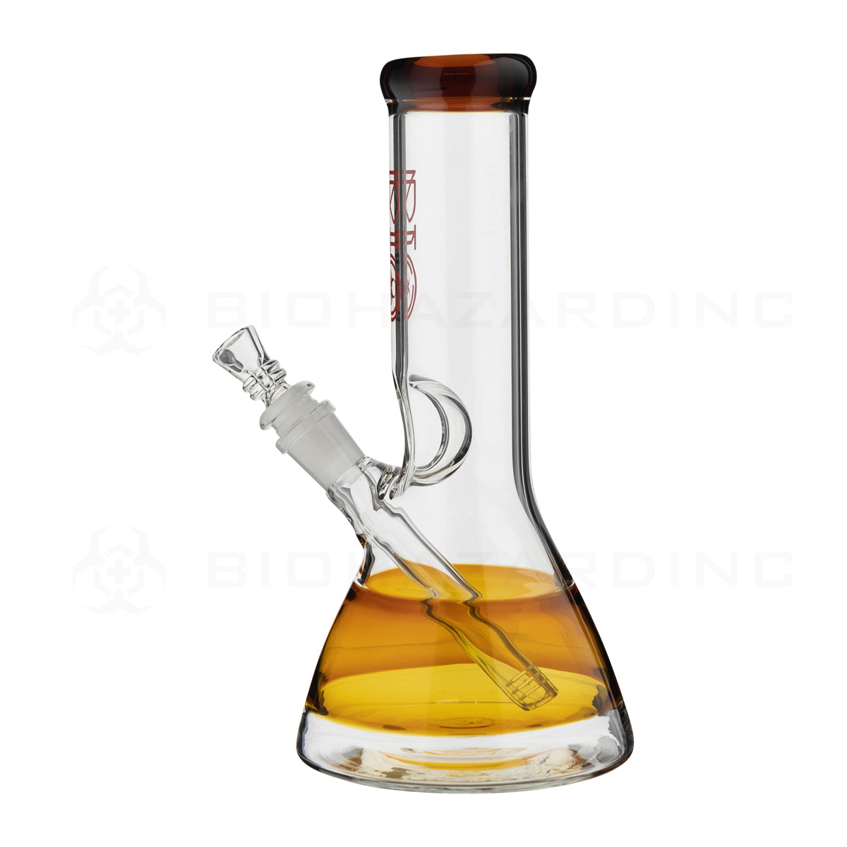 BIO Glass 10" Stripe Beaker Water Pipe