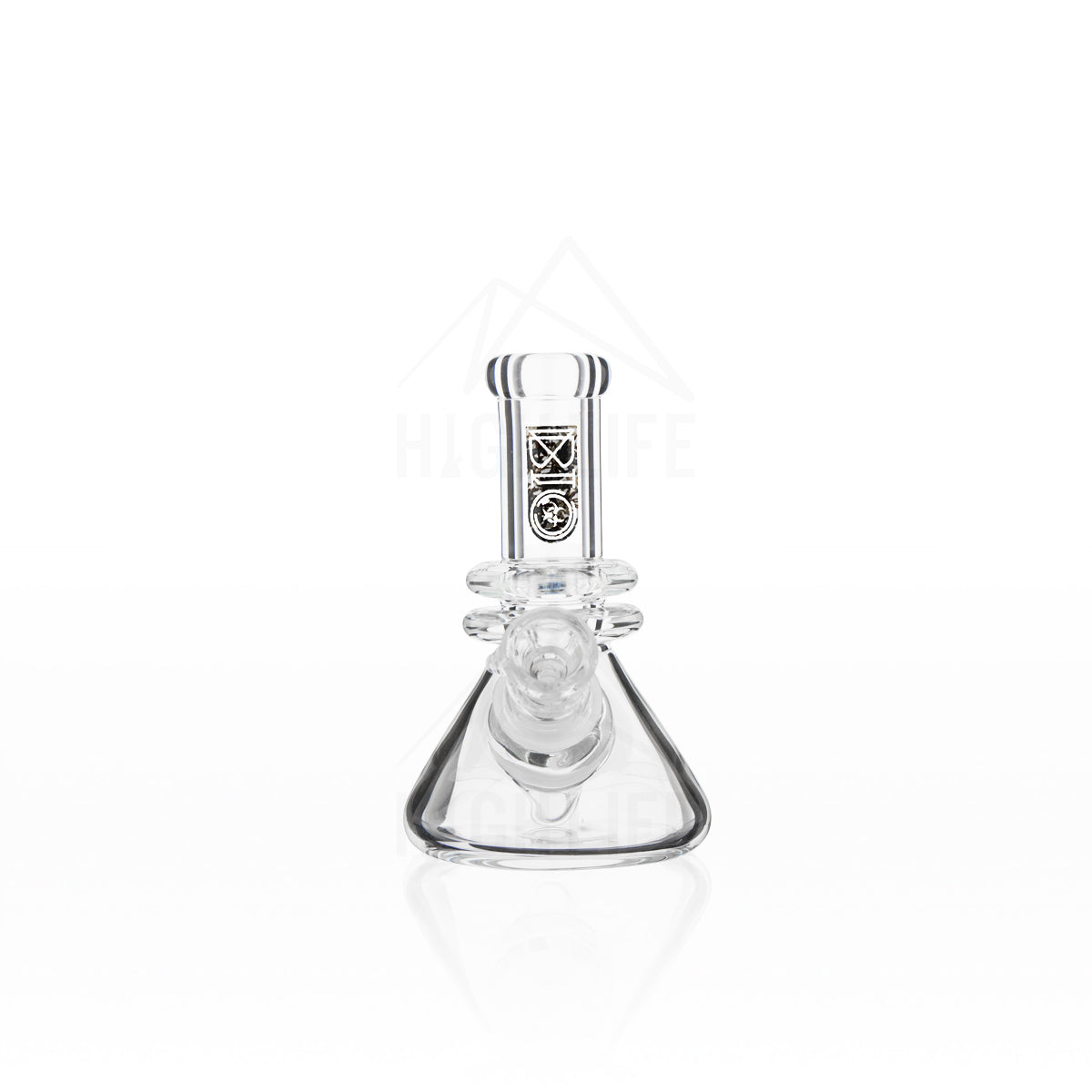 small beaker glass water pipe