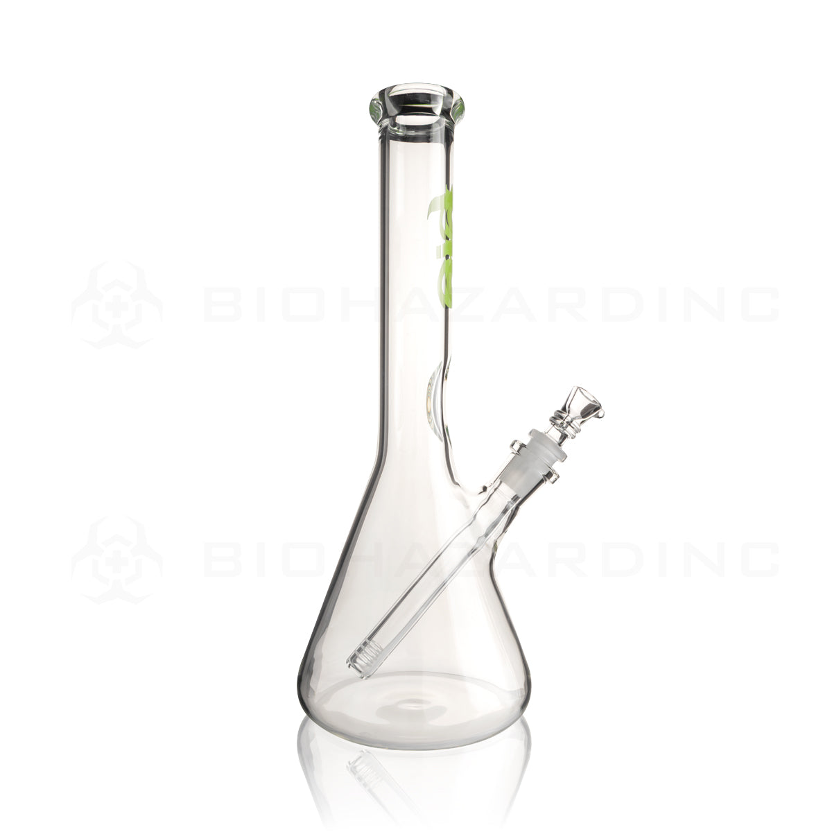 BIO Glass | 12" Classic Beaker Water Pipe | 38mm x 4mm - Green
