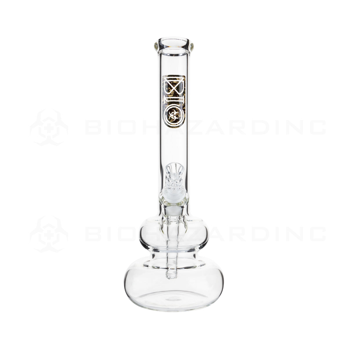 BIO Glass | 12" Classic Double Bubble Water Pipe | 38mm x 4mm - Camo