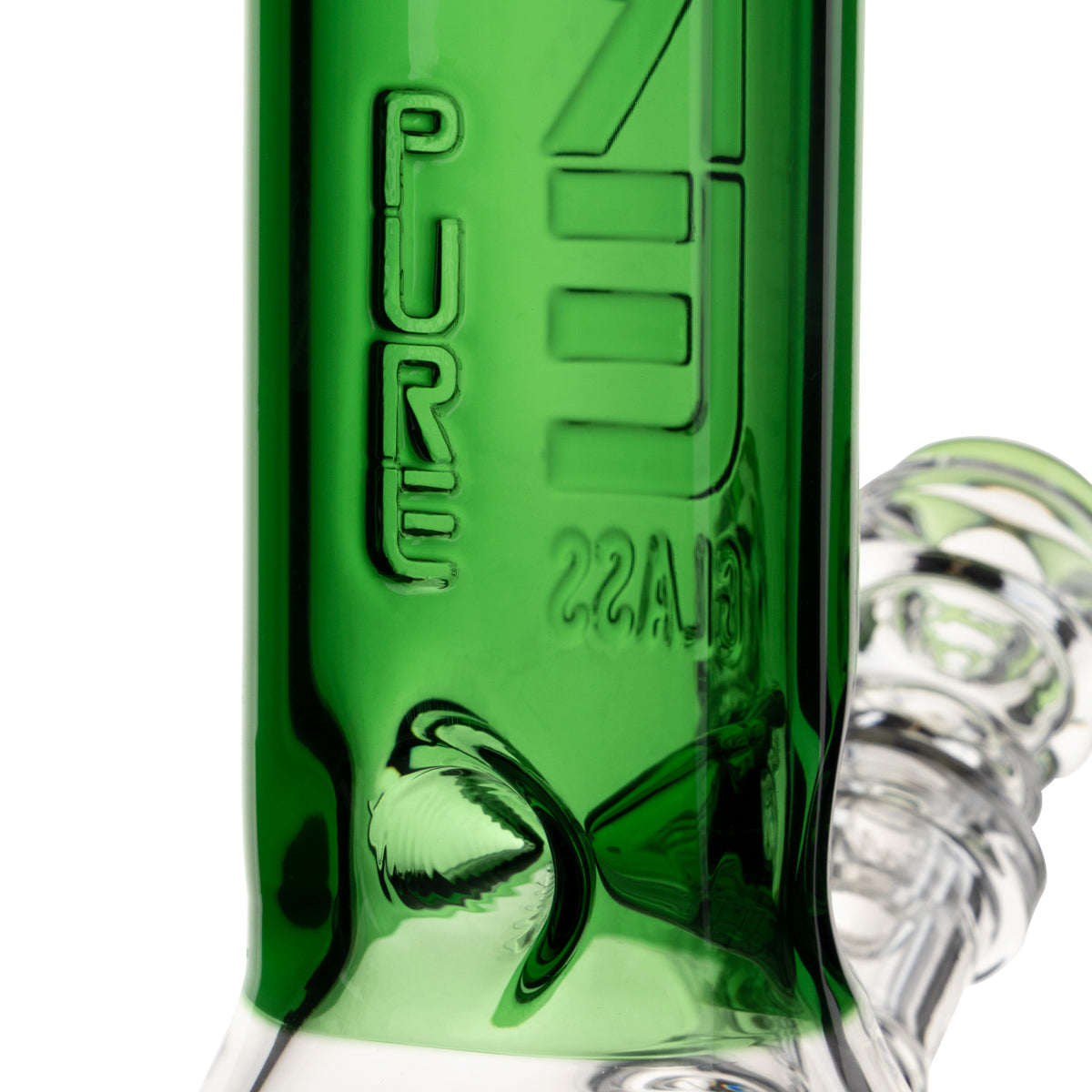 PURE Glass | 12" Insight Classic Beaker Water Pipe | 50mm x 5mm - Green
