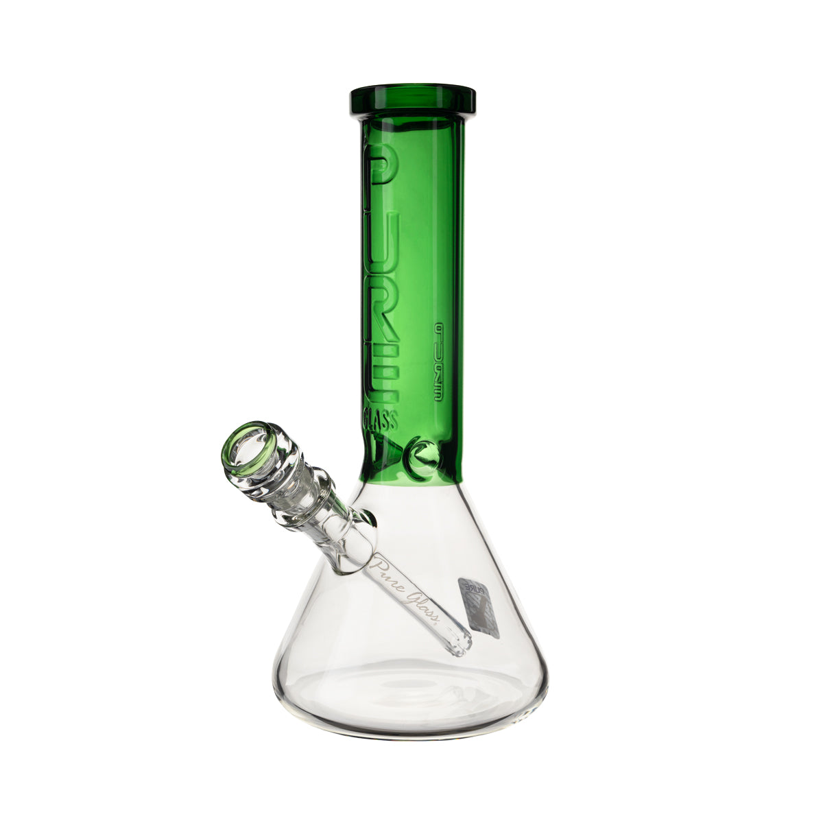 PURE Glass | 12" Insight Classic Beaker Water Pipe | 50mm x 5mm - Green