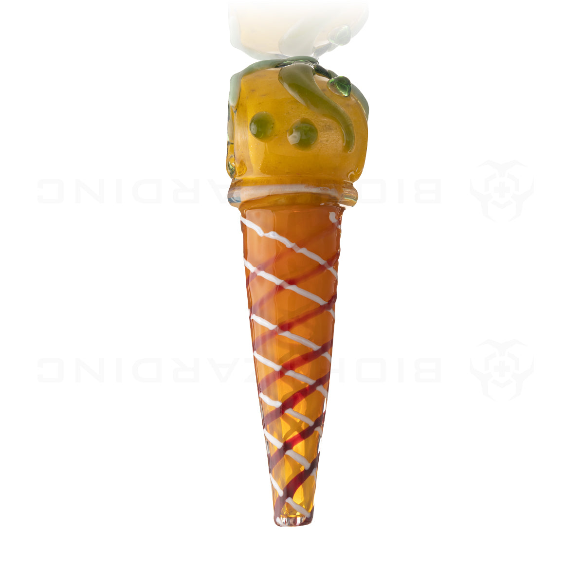Novelty | 6" Ice Cream Glass Hand Pipe - Mix Colors