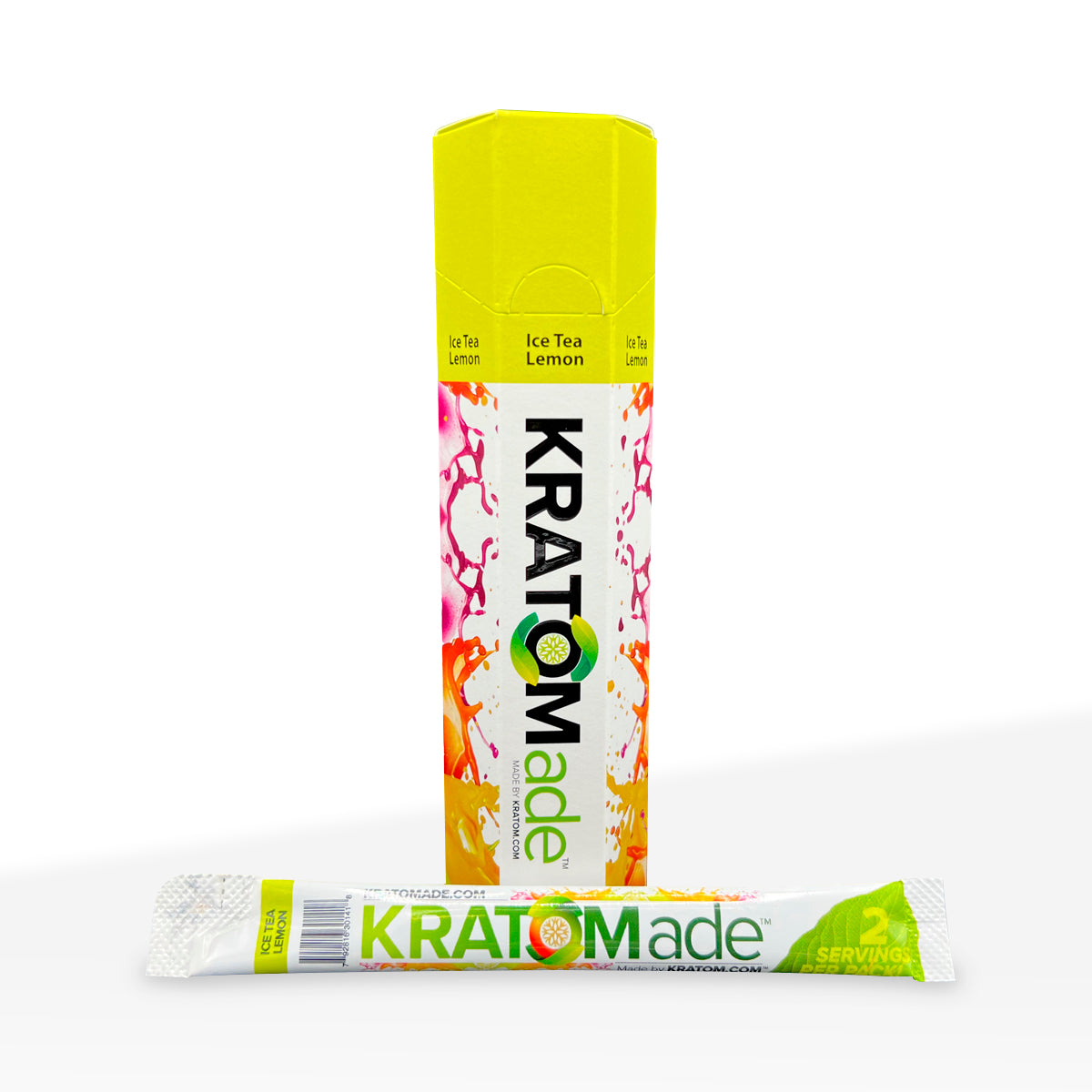 KratomADE Kratom 100mg Powder in Ice Tea Lemon