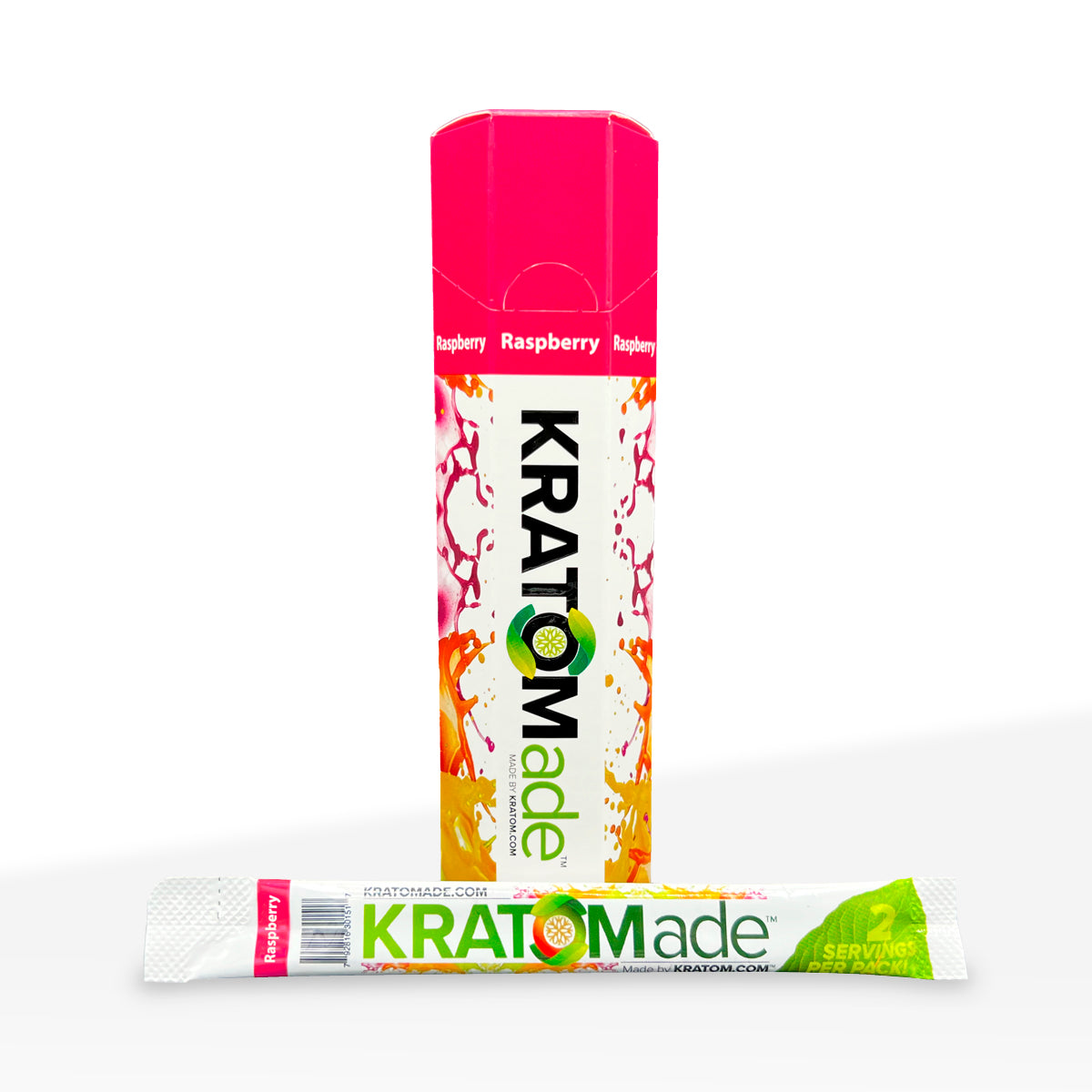 KratomADE Kratom 100mg Powder in Raspberry