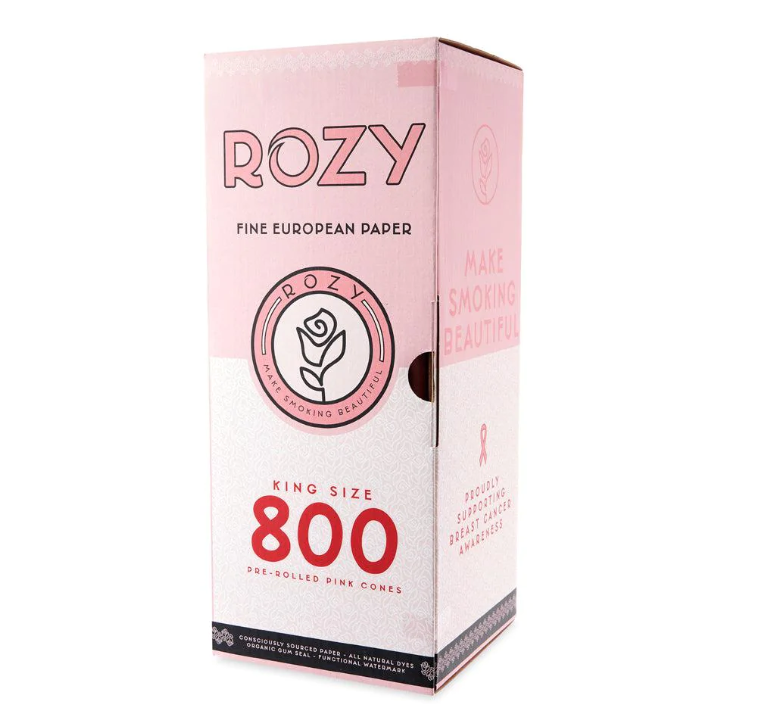 Rozy Pink Bulk Pre-Rolled King Size Cones - 800 Count