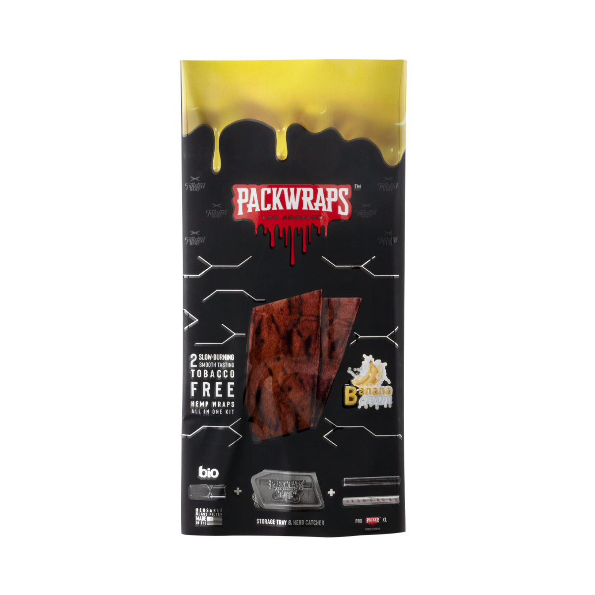 Packwraps X Twisted X Bio Wrap Kit - Banana Cream - 10 Pack Box