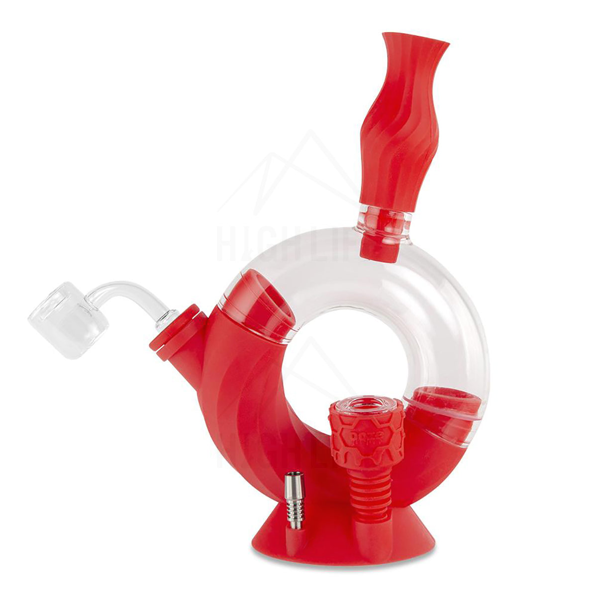 OOZE® 4-in-1 OZONE Hybrid Silicone Bubbler | High Life Goods