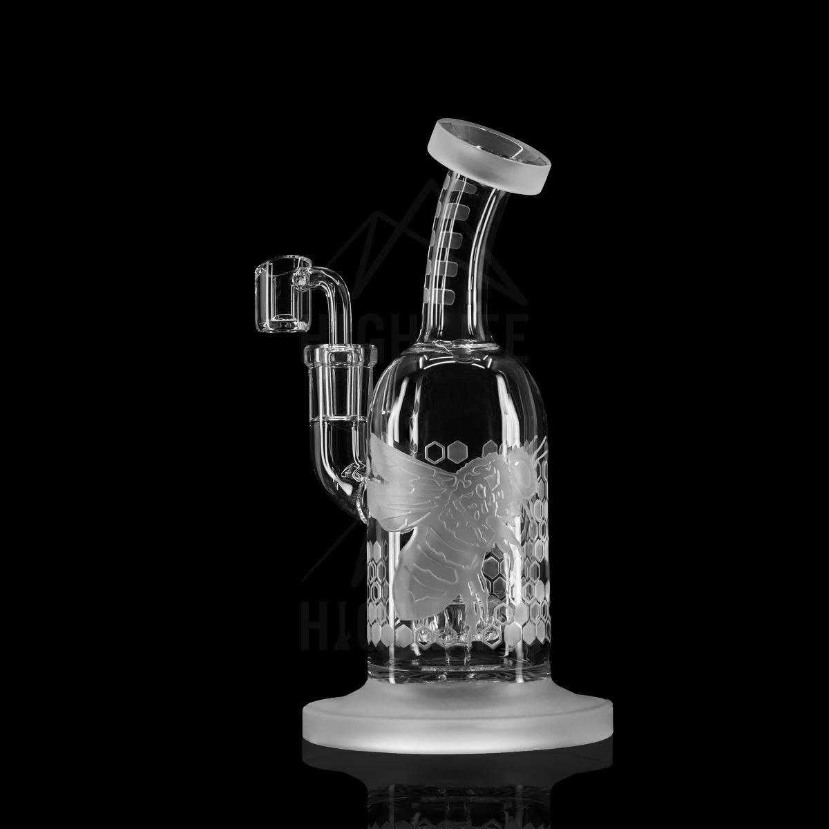 8" Killer Bee Etched Dab Rig