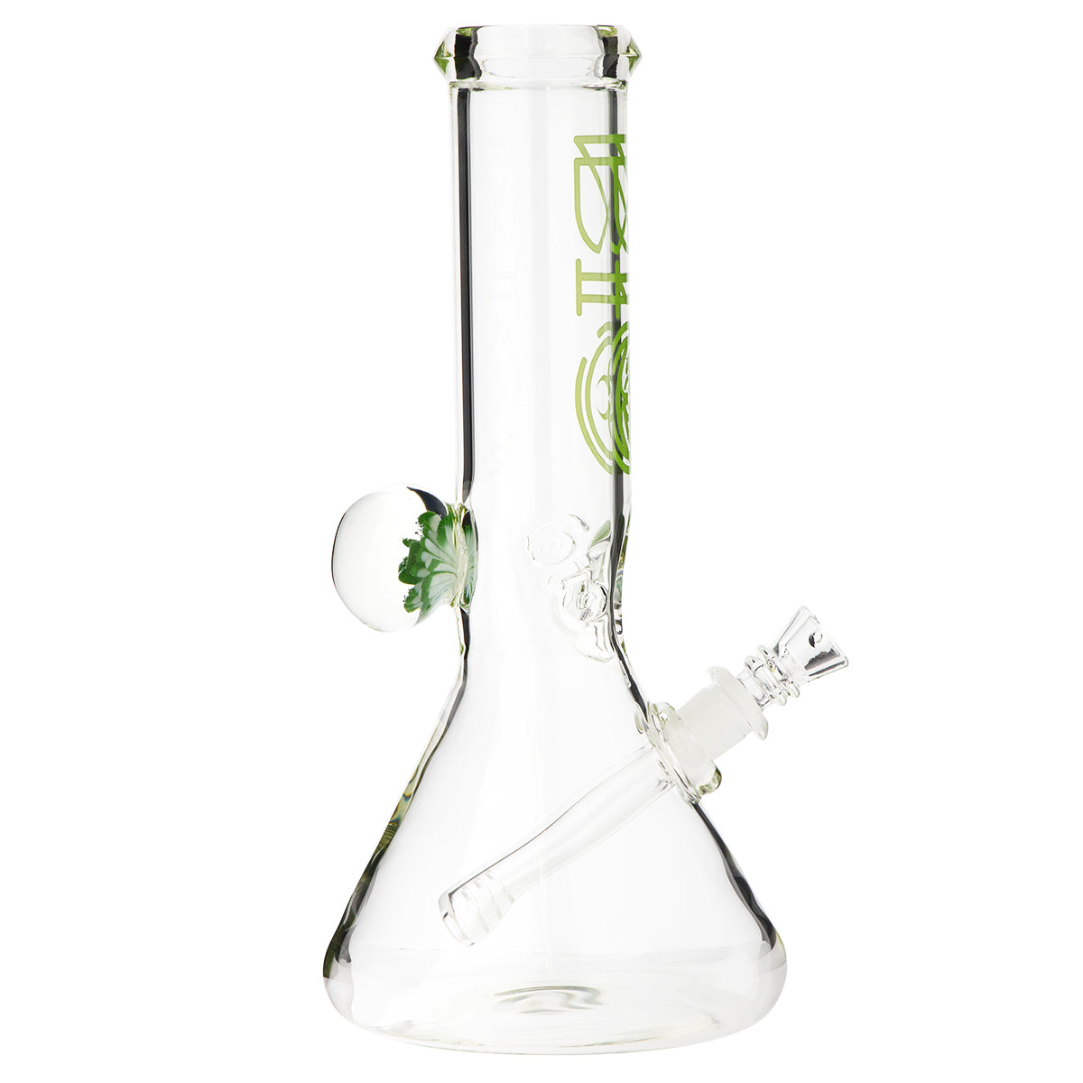 clear beaker glass bong