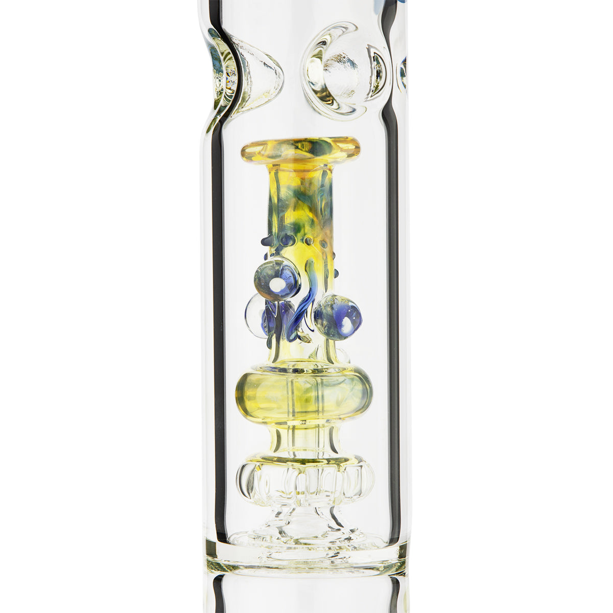 BIO Glass Mini Pipe Perc Beaker 18" Water Pipe